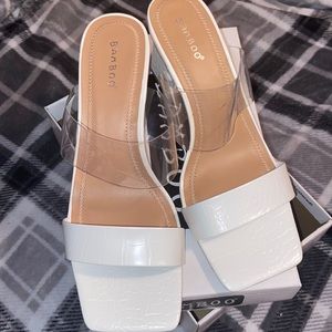 white block heels